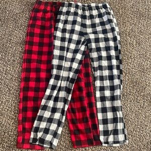 Plaid PJ pants size S